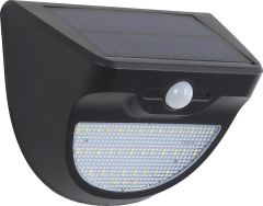 Wandlamp Solar LED Zwart Wit Licht - Solar-Lights Niobium