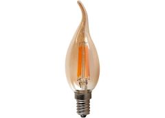 Crius LED tip Candle Amber 4W E14 Dimbaar