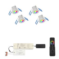 RGB Monno inbouwspots (4 stuks) voor buiten – Veranda verlichting