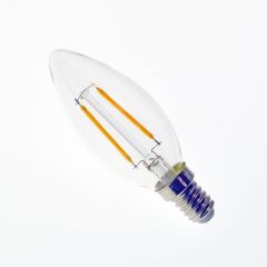 LED filament kaarslamp E14 2W 2700K Dimbaar - Crius