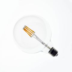 Crius - Filament LED 2700K E27 G125 8 watt Dimbaar