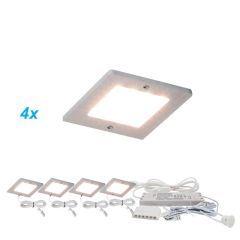 Una led keukenkastverlichting – set van 4 