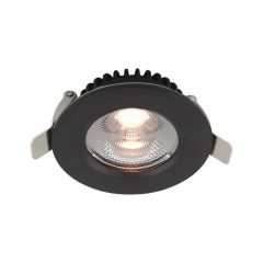 LED inbouwspot Devan zwart IP65 2700K