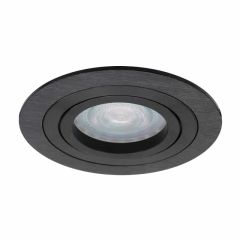 LED Inbouwspot Roza zwart rond