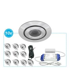 LED Inbouwspots Mura set 10