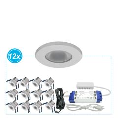 LED Inbouwspots Monno set 12