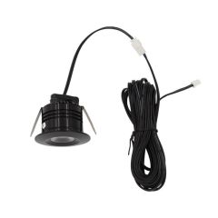 Carpus Zwarte LED inbouwspot 3 Watt - 200 lumen