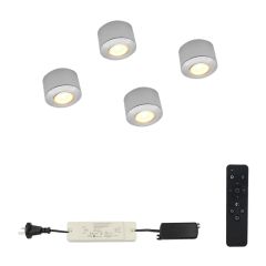 set van 4 Nani opbouwspots Veranda verlichting