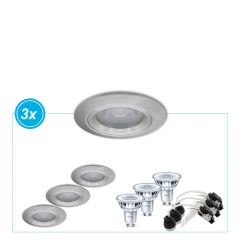 LED inbouwspot Palmiro set van 3