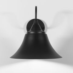 Zwarte Klok Wandlamp  Valott Ampua