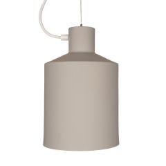 Hanglamp Modern Grijs Rond Wit Metaal - Scaldare Sacile