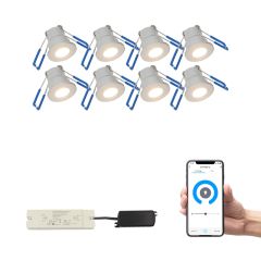 Smart LED Verlichting Overkapping Monno Set 8 