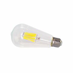 LED filament lamp ST64 E27 8 Watt 2700K Dimbaar - Crius
