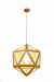 Hanglamp Hout Diamant Houtkleur 50 cm - Madera Negundo